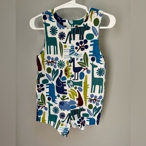 The most adorable zoo animals Shortall Jon Jon romper by Southern Sunshine Kids!